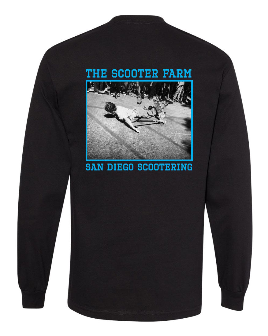 Scooter Farm Faceplant Longsleeve (Adult Sizes Only) The Scooter Farm