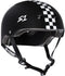 S1 Lifer Helmet Black Matte With Checkers
