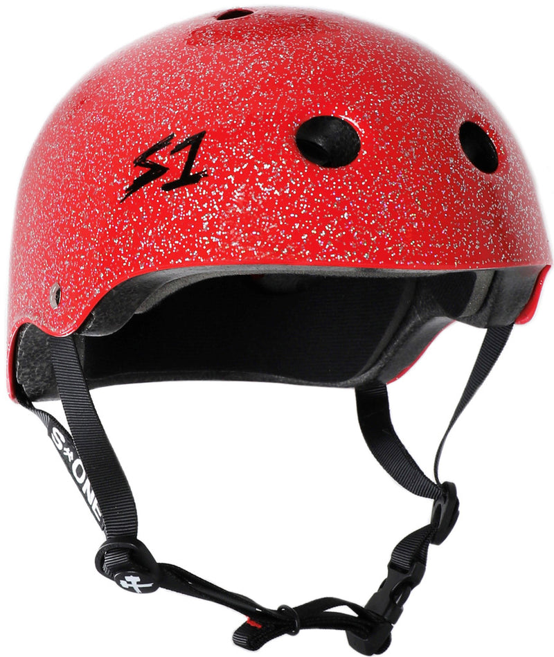 S1 Lifer Helmet Gloss Red Glitter