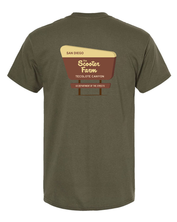 Camiseta Scooter Farm National Forest (tallas para adultos y jóvenes)